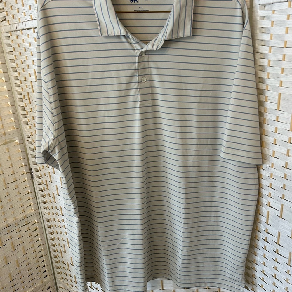 Striped Gray Polo Shirt